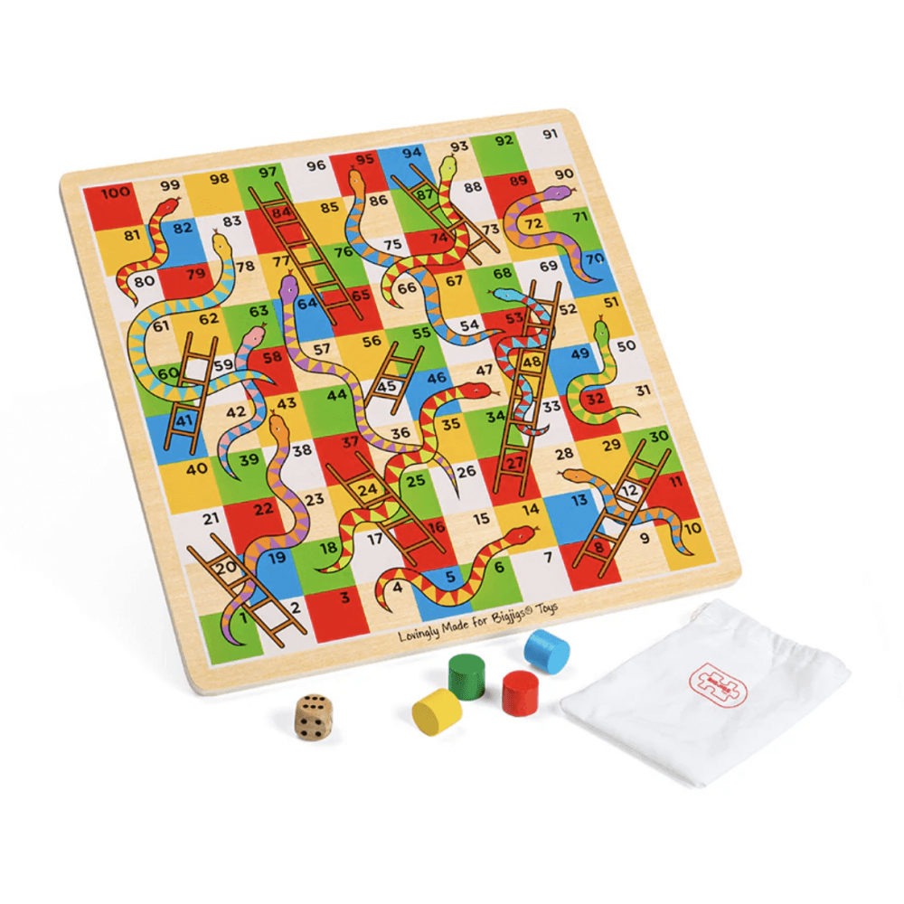 Traditional Snakes and Ladders - Beanie Games