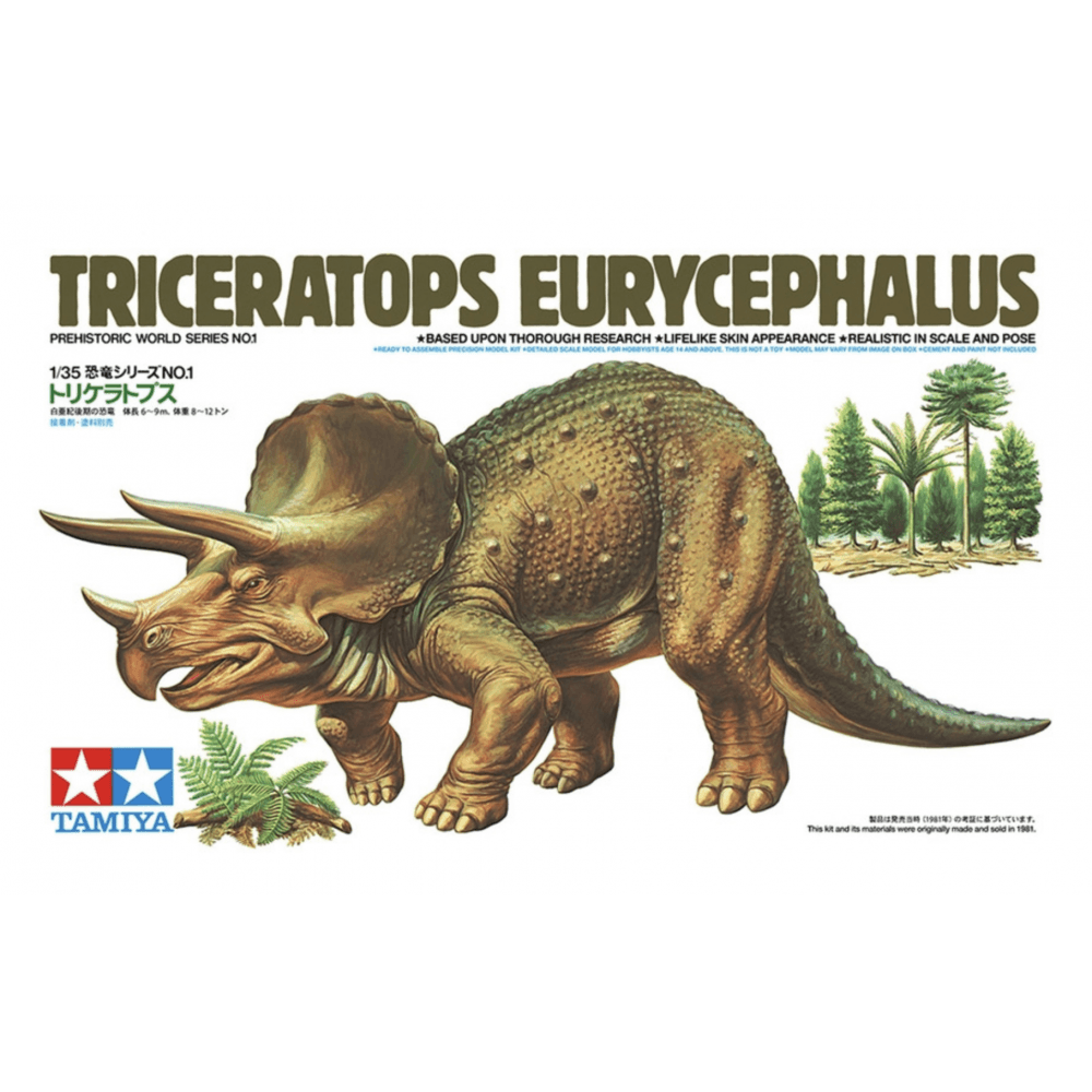 Triceratops Eurycephalus 1/35 - Beanie Games