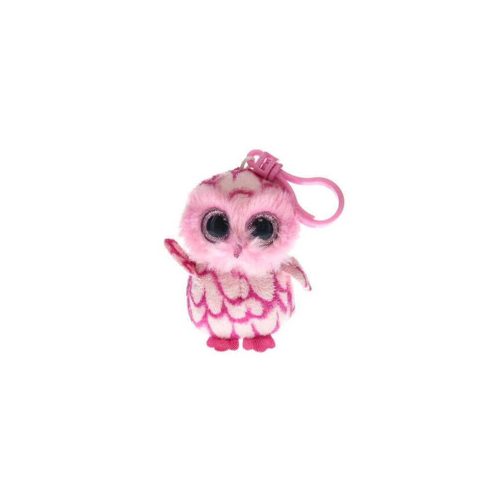 Ty Beanie Keyring - Pinky Owl - Beanie Games