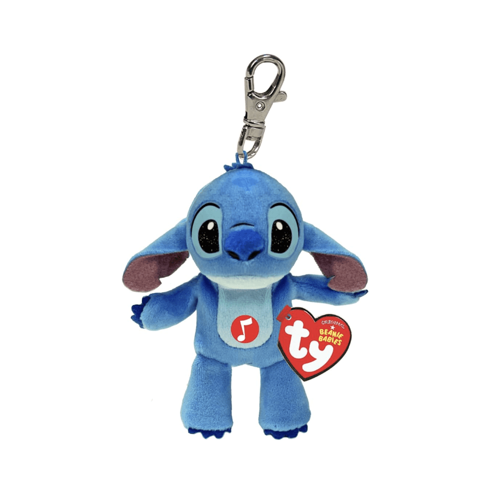 Ty Disney Stitch Key Clip with Sound - Beanie Games