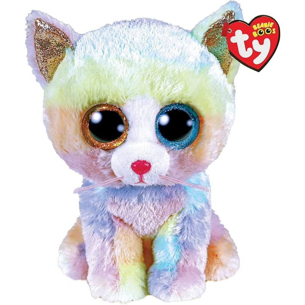 Ty Large Beanie Boo - Heather Cat - Beanie Games