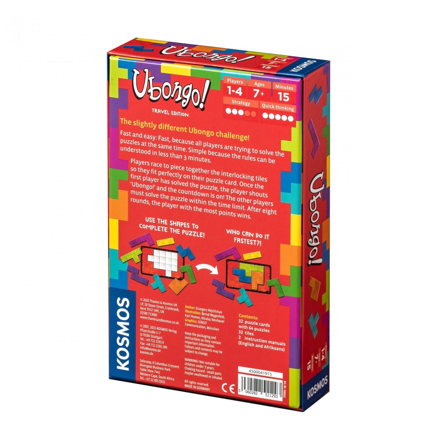 Ubongo: The Brain Game to Go! - Beanie Games