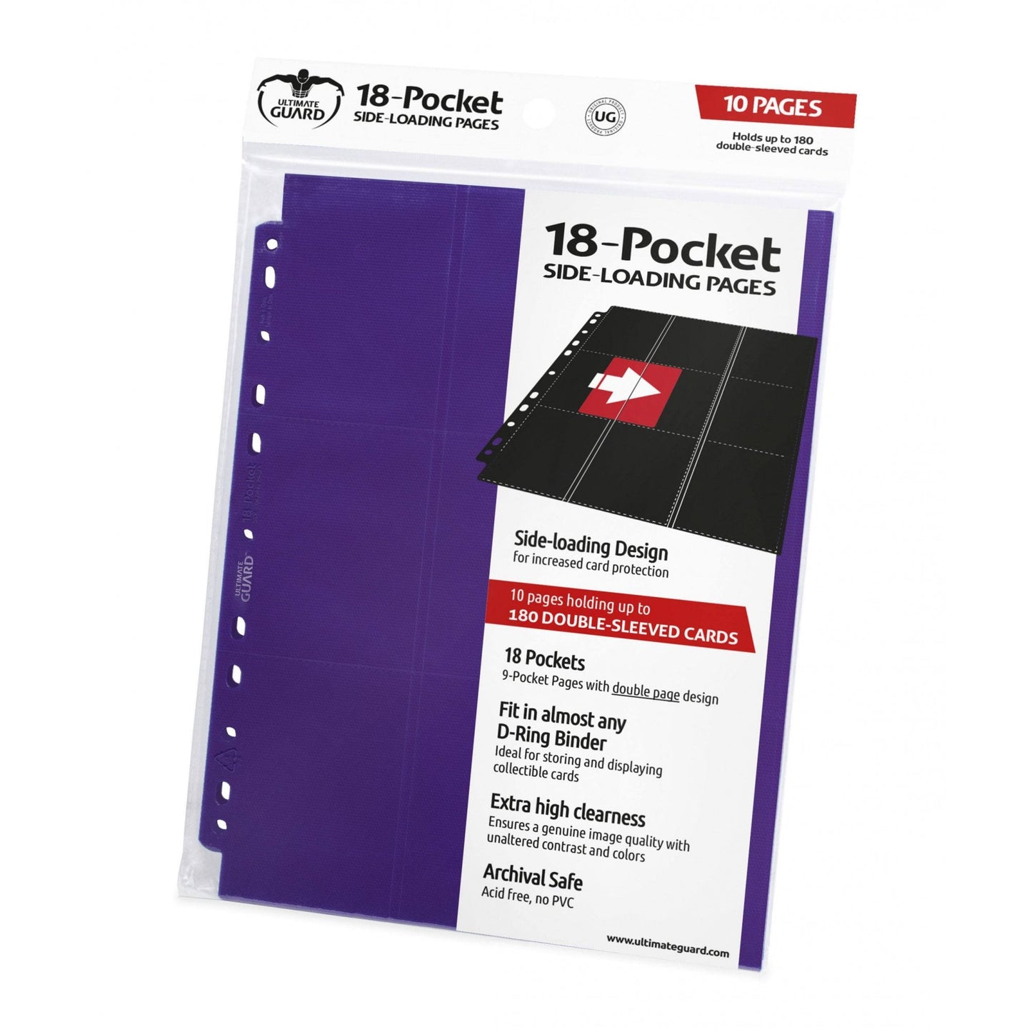UG 18 Pocket Pages Side - Loading Purple (10) - Beanie Games