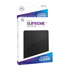 UG Black Matte Standard Supreme UX Sleeves (80) - Beanie Games
