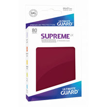 UG Burgundy Standard Supreme UX Sleeves (80) - Beanie Games