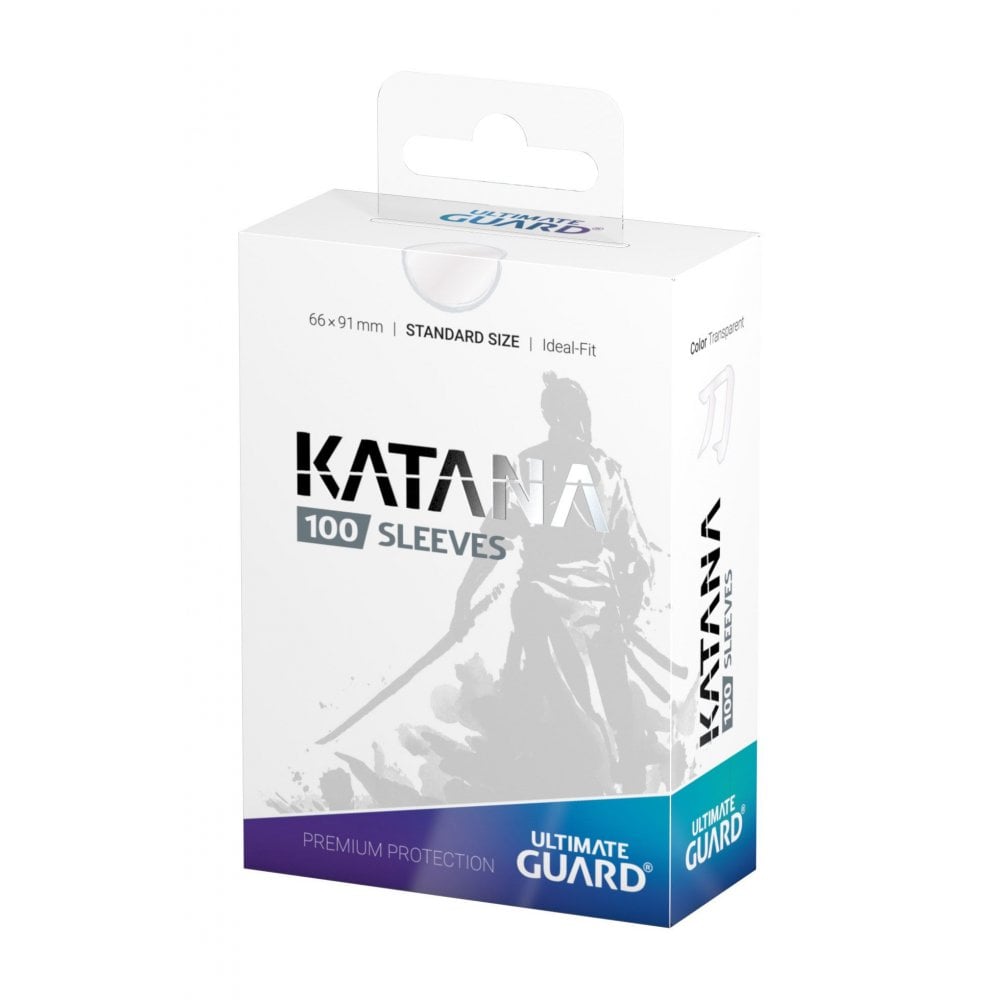 UG Katana Sleeves Standard Transparent (100) - Beanie Games