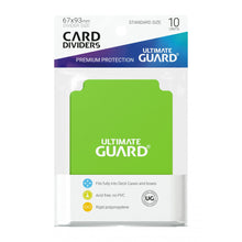 UG Light Green Card Dividers (10) - Beanie Games
