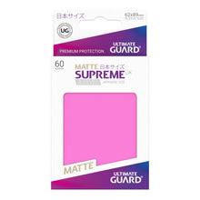 UG Pink Matte Small Supreme UX Sleeves (60) - Beanie Games