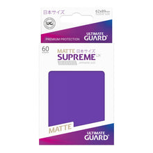 UG Purple Matte Small Supreme UX Sleeves (60) - Beanie Games