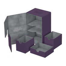 UG Twin Flip N Tray 160+ Deck Case XenoSkin Purple - Beanie Games