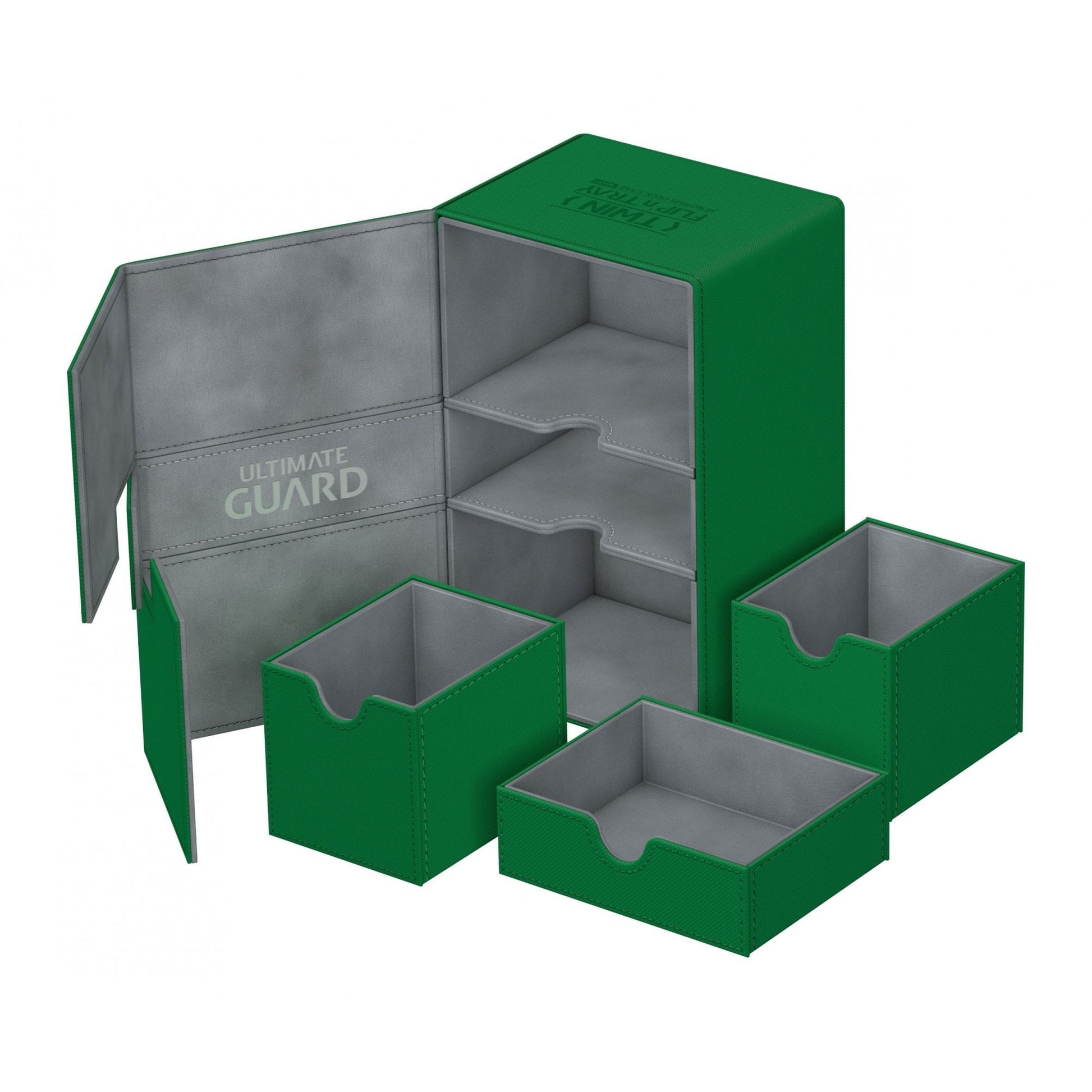 UG Twin Flip N Tray Standard 160+ XenoSkin Green - Beanie Games