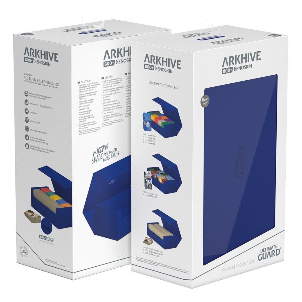 Ultimate Guard Arkhive 800+ XenoSkin Monocolor Blue - Beanie Games