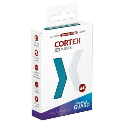 Ultimate Guard Cortex Sleeves Japanese Size (60) - Petrol - Beanie Games