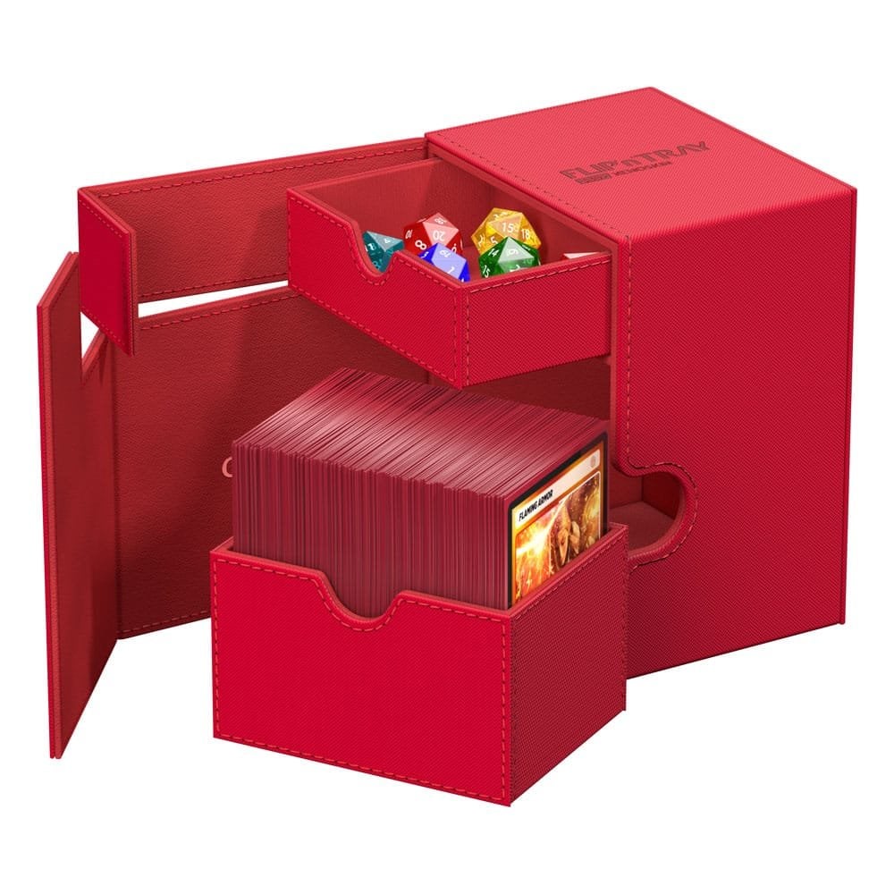 Ultimate Guard Flip n Tray 133+ XenoSkin Red - Beanie Games