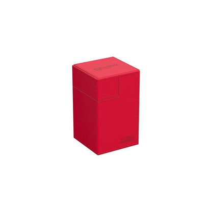 Ultimate Guard Flip`n`Tray 100+ XenoSkin Monocolor Red - Beanie Games