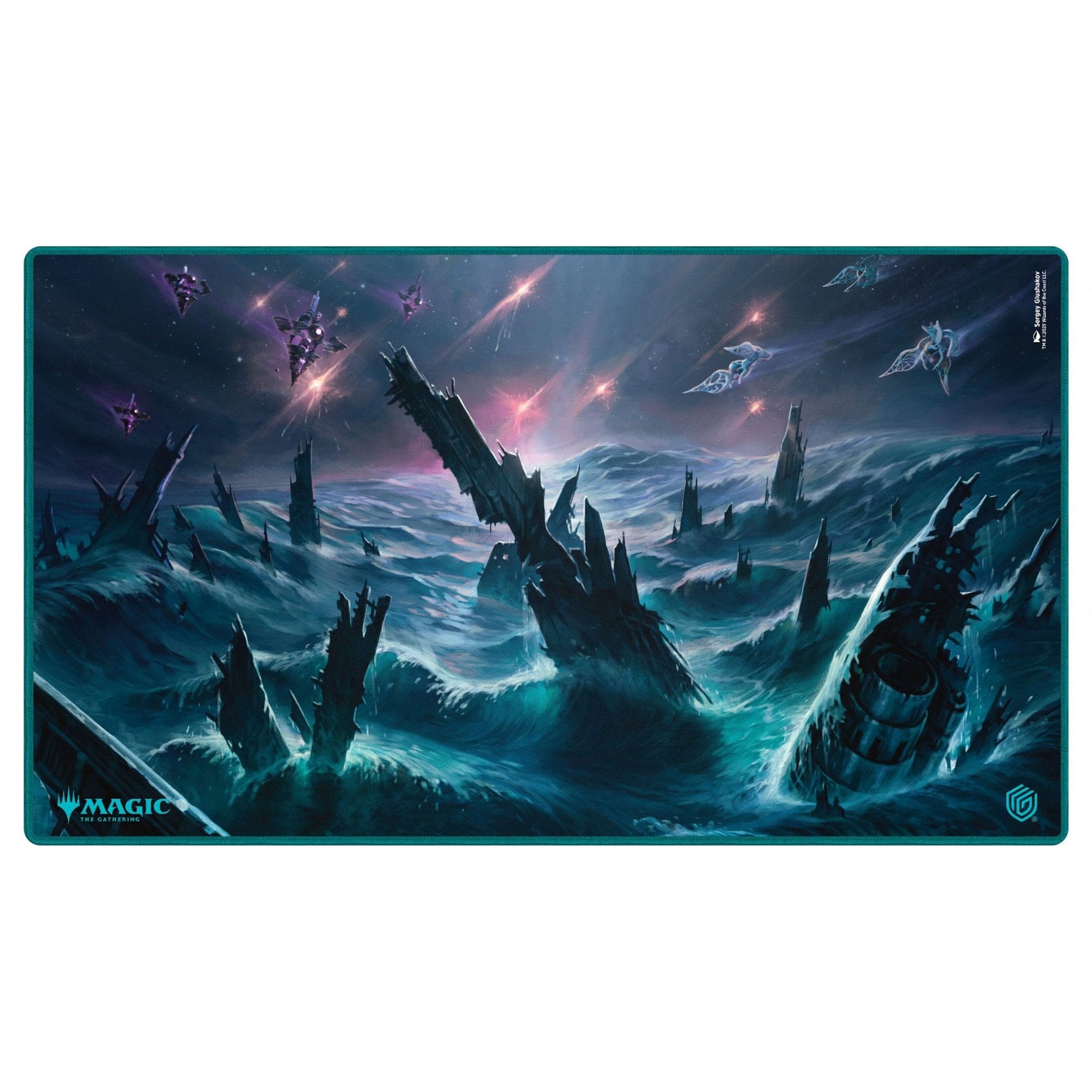 Ultimate Guard Play - Mat Magic: The Gathering "Edge of Eternities" - Watery Grave. - Beanie Games