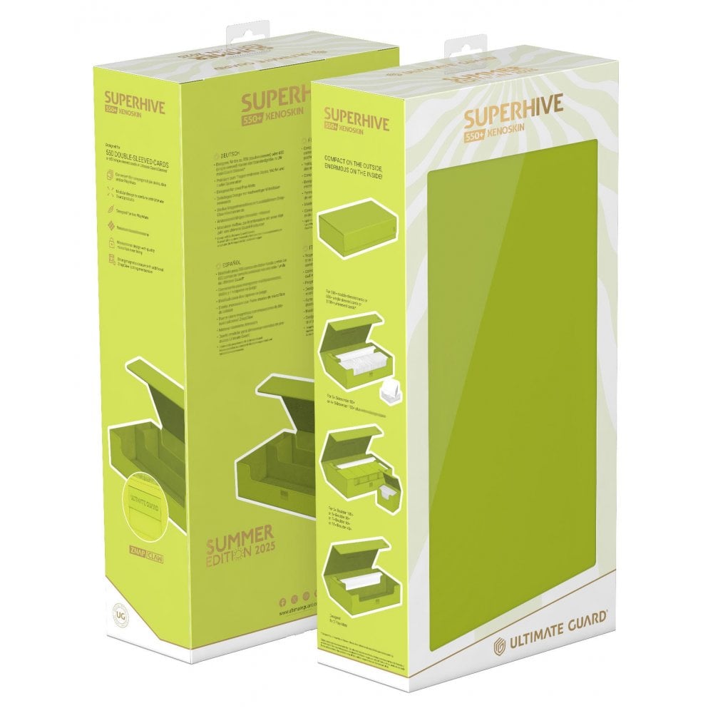 Ultimate Guard Superhive 550+ Xenoskin "Summer Edition 2025" - Lime - Beanie Games