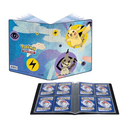 Ultra Pro - 4 Pocket Portfolio - Pokemon Pikachu and Mimikyu - Beanie Games