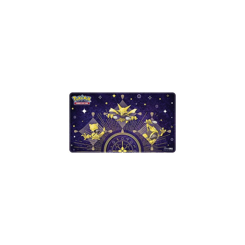 Ultra Pro - White Stitched Playmat - Abra Evolutions - Abra, Kadabra and Alakazam - Beanie Games