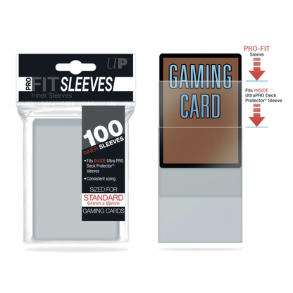 UP Standard PRO - FIT Inner Sleeves (100) - Beanie Games