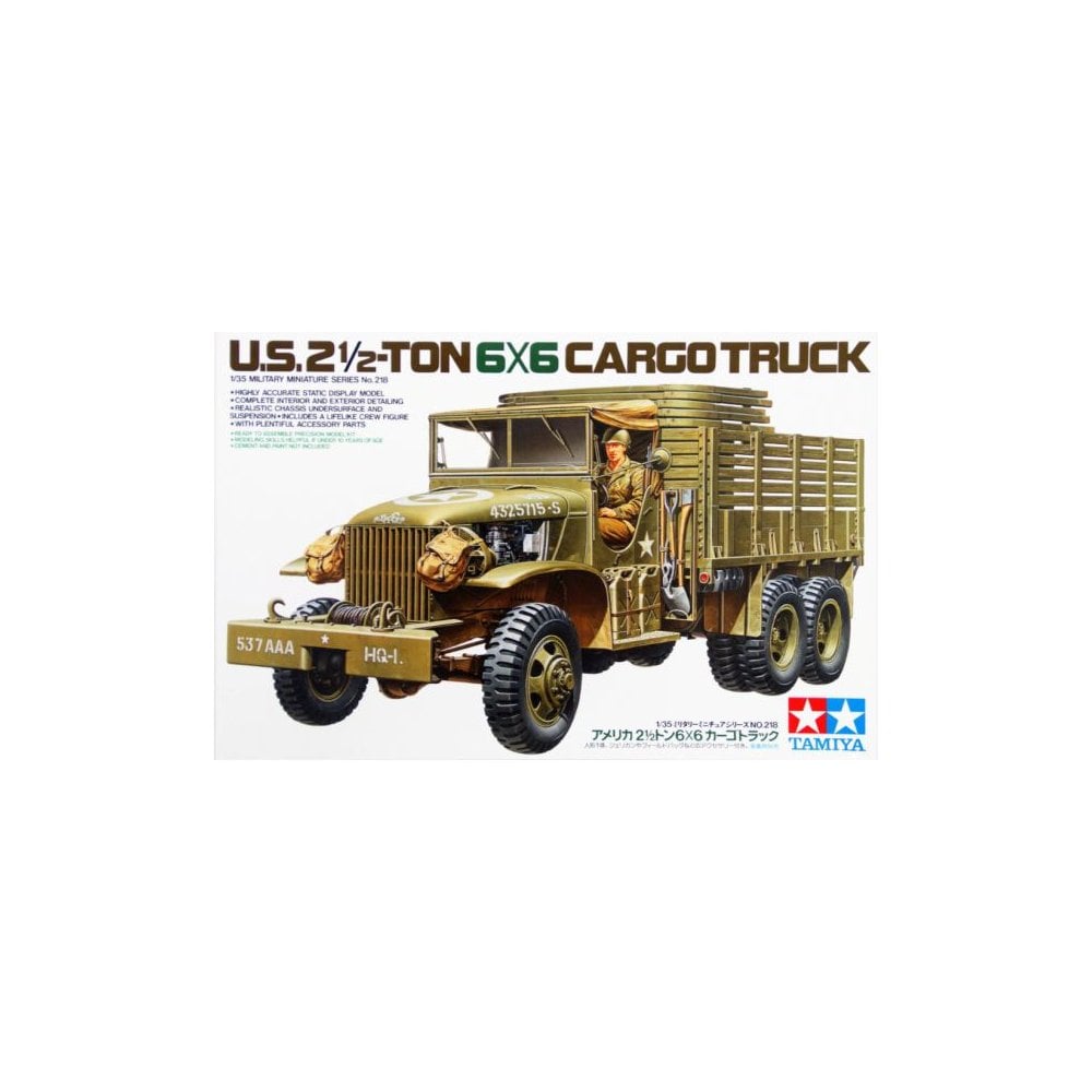 U.S. 2.5 - TON 6x6 Cargo Truck - Beanie Games