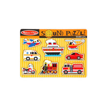 Vehicles Sound Puzzle - Beanie Games