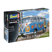 VW T1 Samba Bus "Flower Power" (1:24) - Beanie Games
