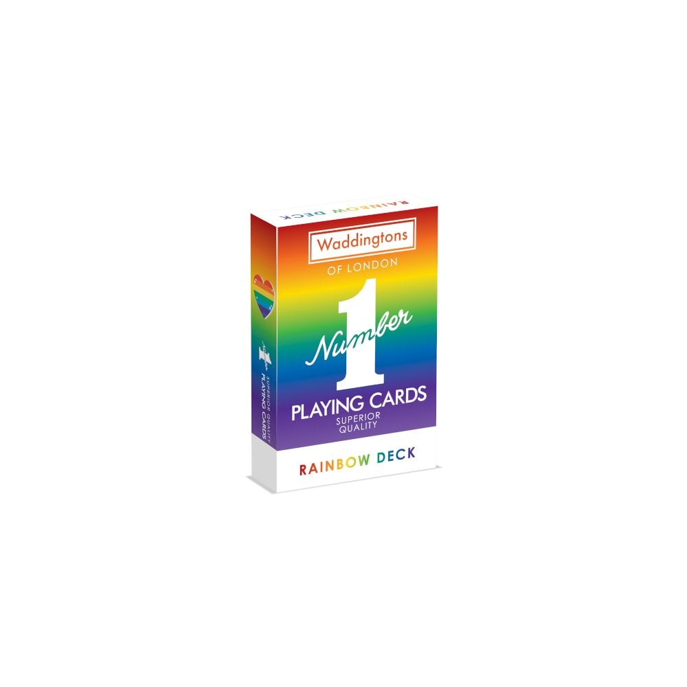 Waddingtons Of London No.1 Playing Cards - Rainbow - Beanie Games