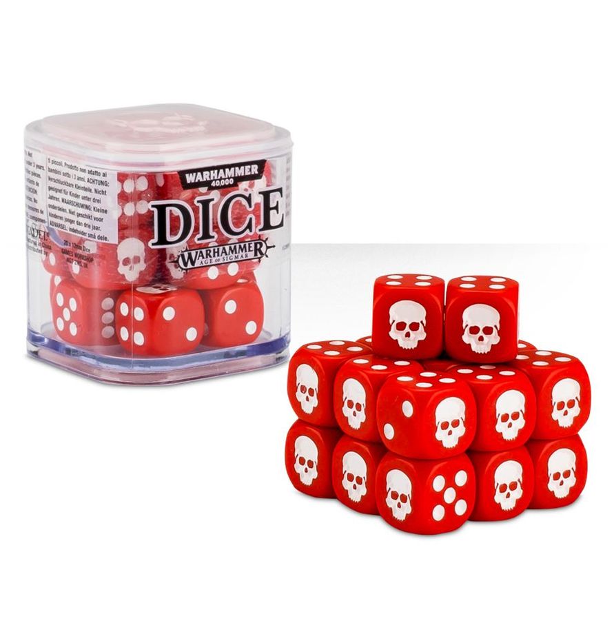 Warhammer 12mm Dice Set - Beanie Games