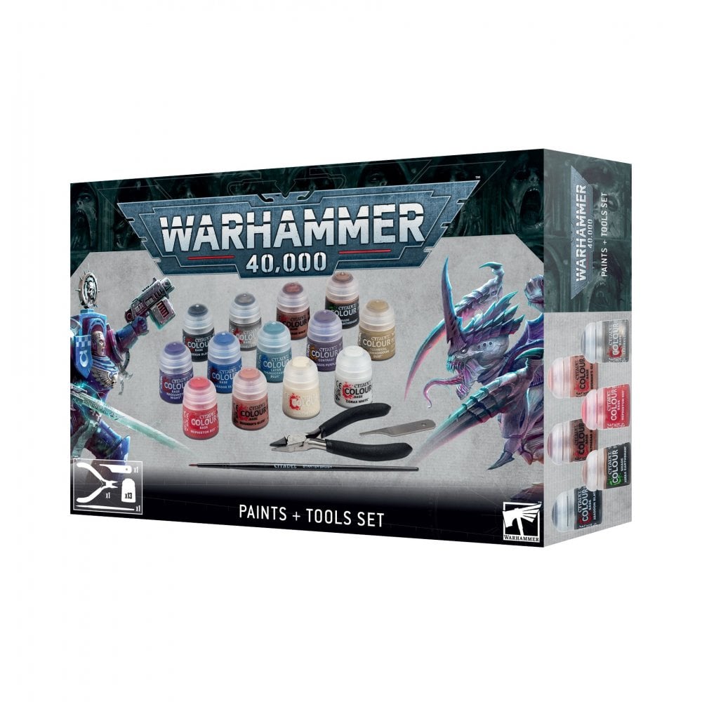 Warhammer 40K Paints + Tools Eng - Beanie Games