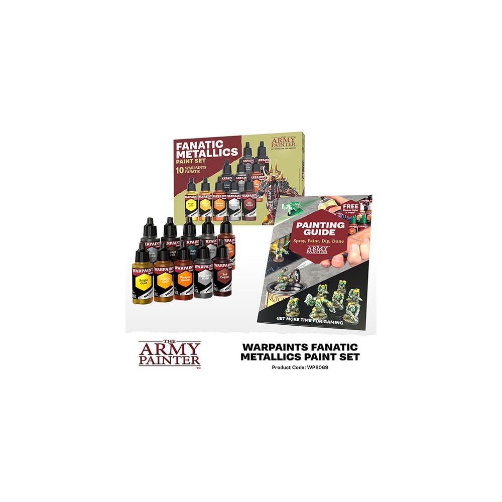 Warpaints Fanatic Metallics Paint Set - Beanie Games