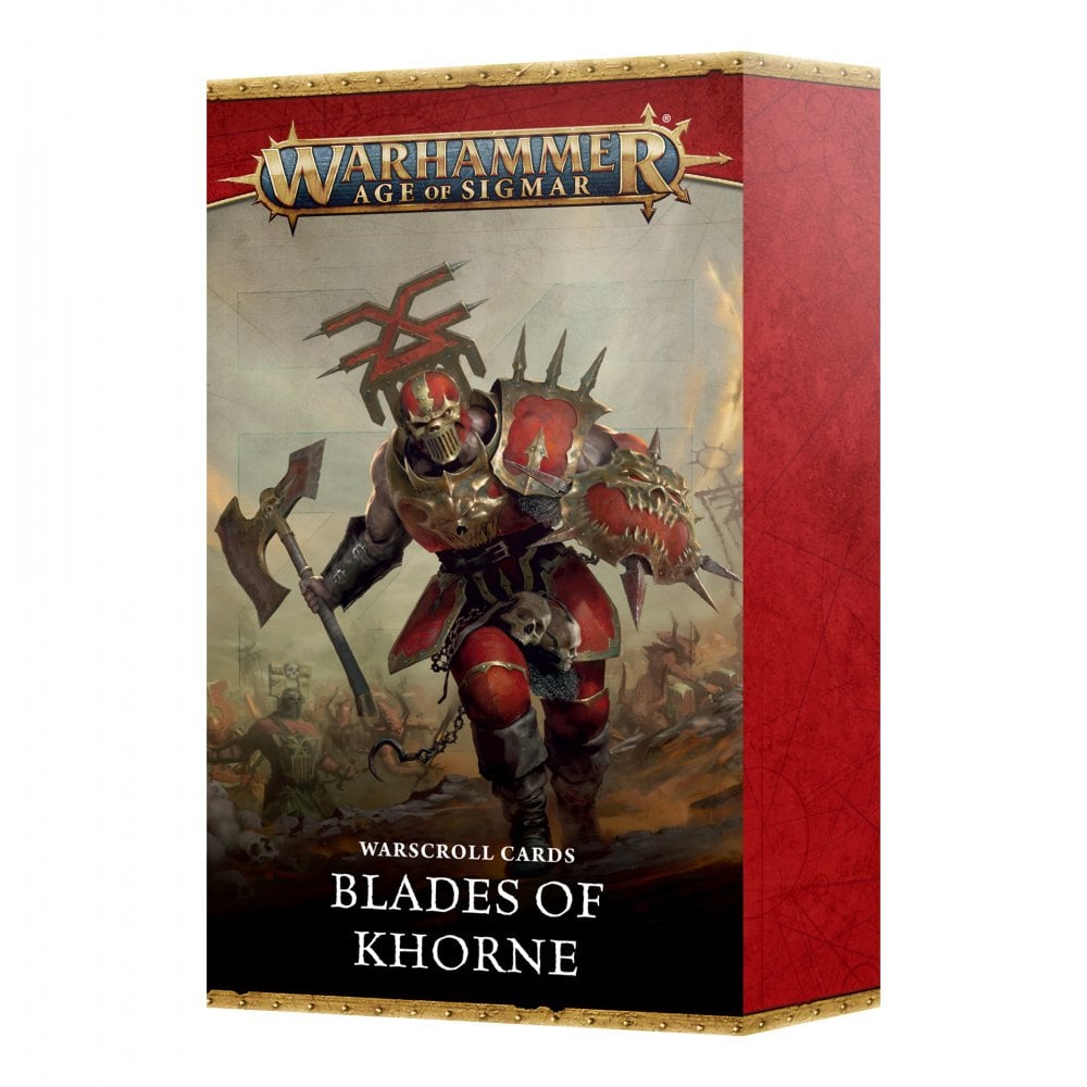Warscroll Cards: Blades Of Khorne (Eng) - Beanie Games