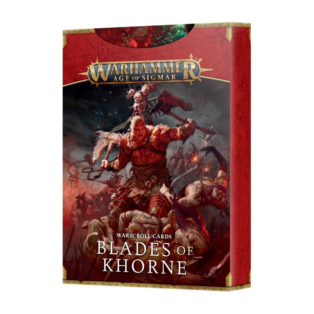 Warscroll Cards: Blades Of Khorne (Eng) (OLD) - Beanie Games