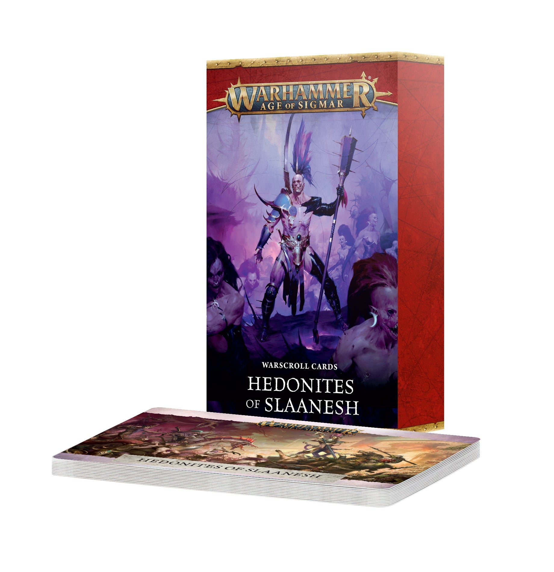 Warscroll Cards: Hedonites Of Slaanesh (Eng) - Beanie Games
