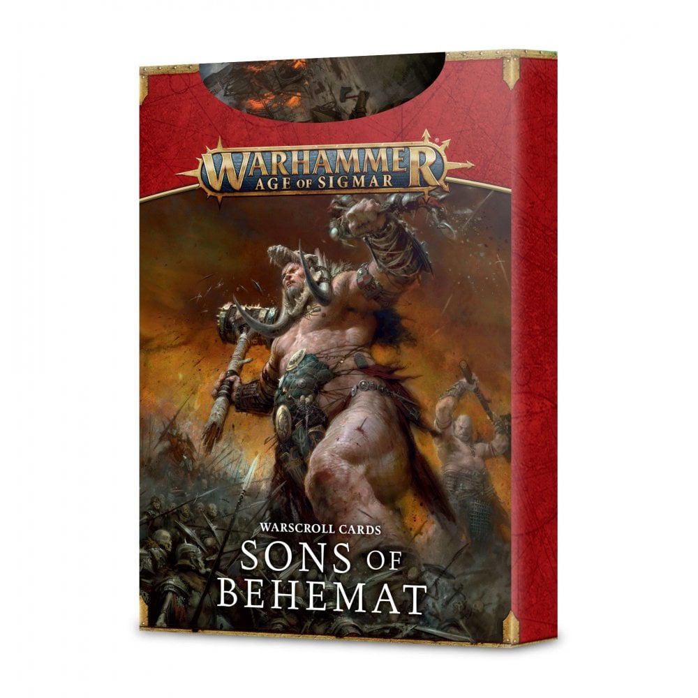 Warscroll Cards: Sons Of Behemat (Eng) - Beanie Games