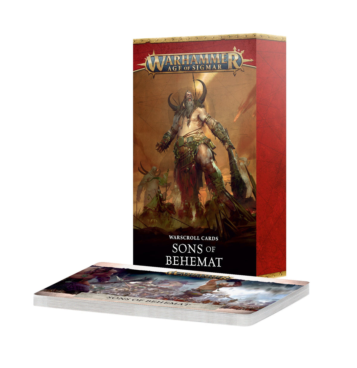 Warscroll Cards: Sons Of Behemat (Eng) - Beanie Games