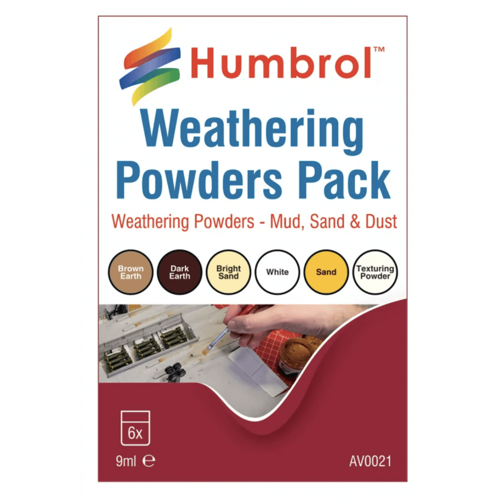 Weathering powders mixed pack - 6 x 9ml - Beanie Games