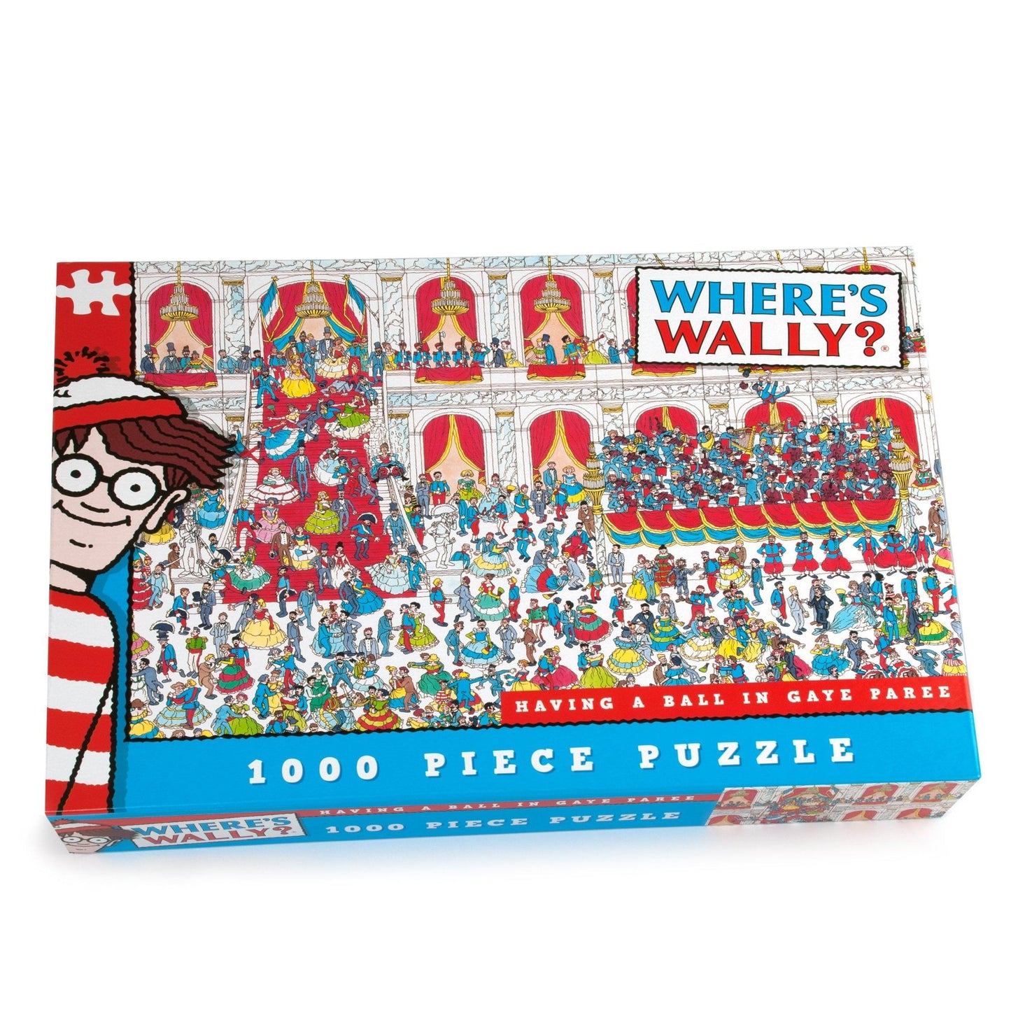 Where's Wally?: Having a Ball in Gaye Paree 1000 piece Puzzle - Beanie Games