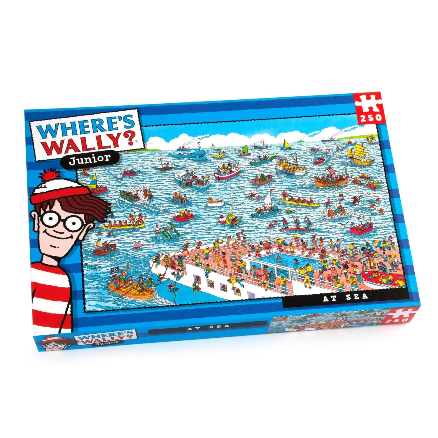 Where's Wally? Junior: At Sea 250 Piece Puzzle - Beanie Games