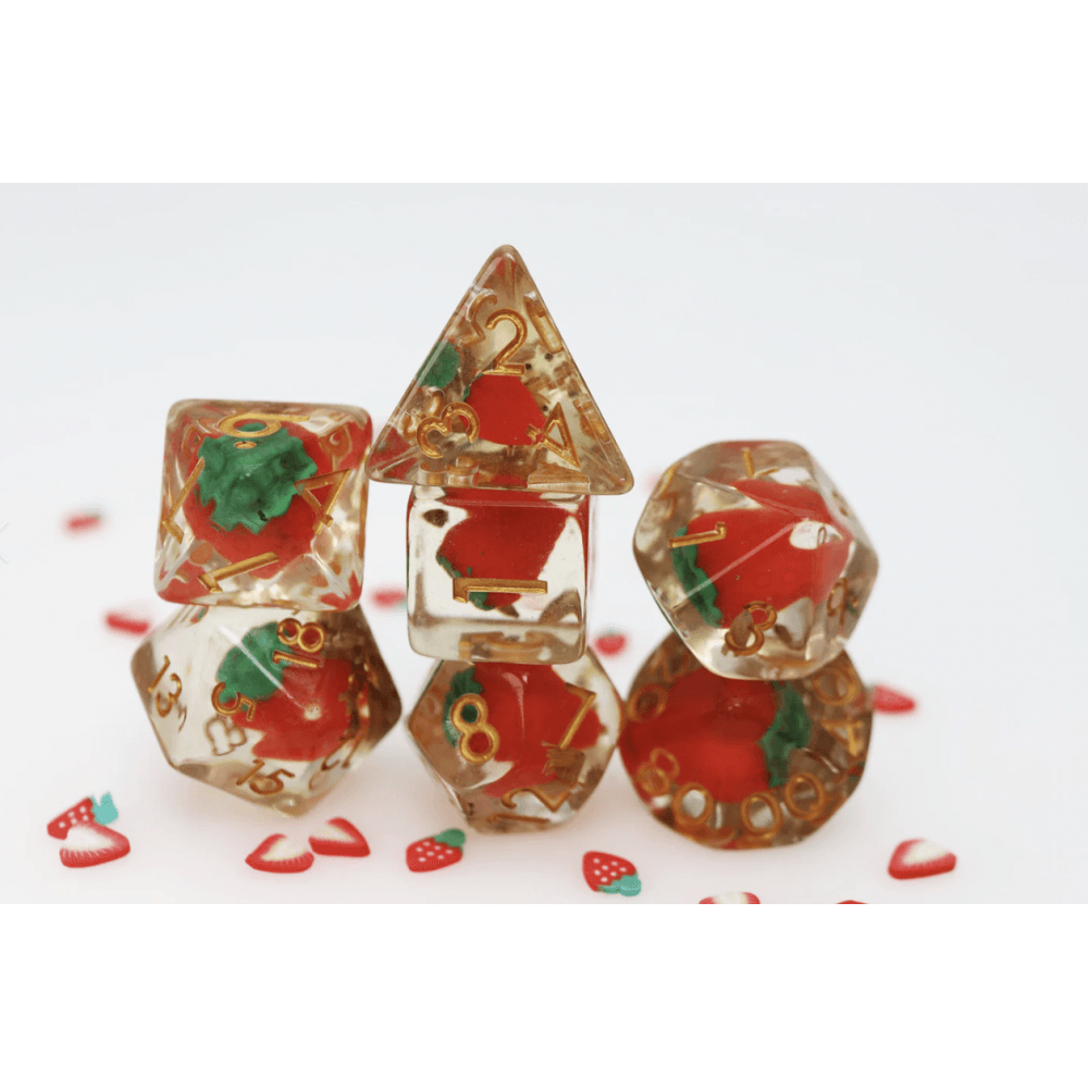 Wild Strawberries RPG Dice Set - Beanie Games