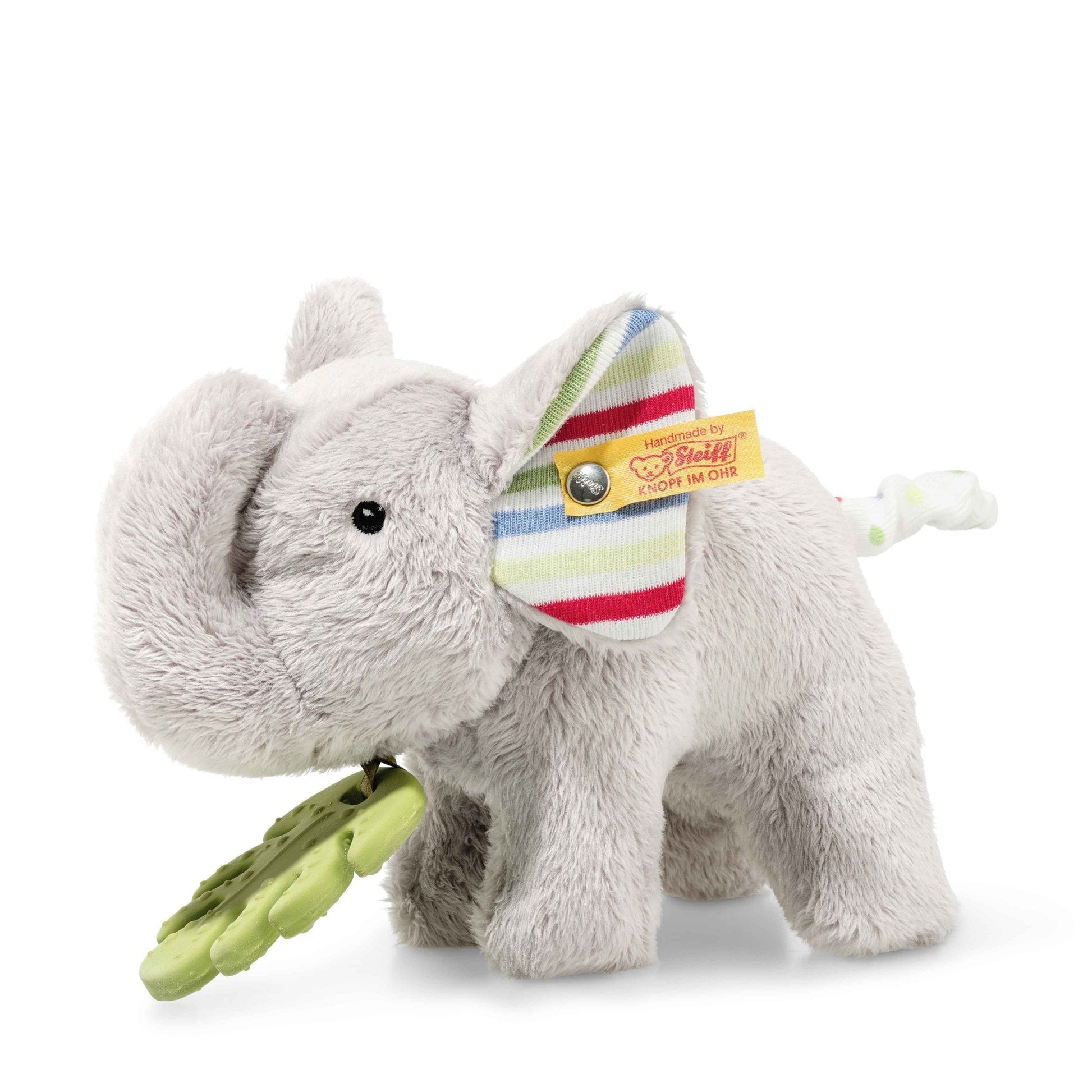 Wild Sweeties Timmi elephant with teething ring and rustling foil 17cm - Beanie Games