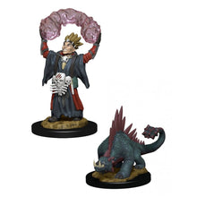 WizKids Wardlings Miniatures Boy Warlock & Lizard - Beanie Games