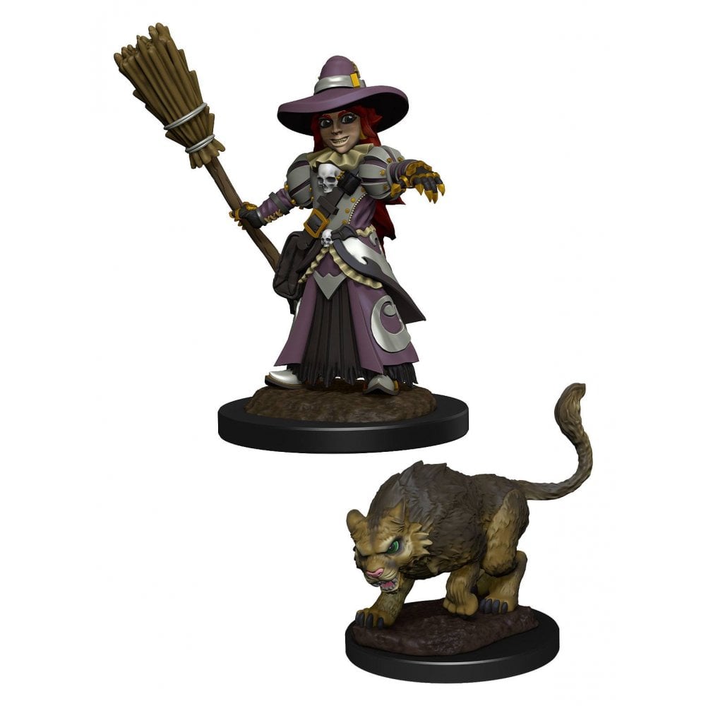 WizKids Wardlings Miniatures Girl Witch & Witch's - Beanie Games