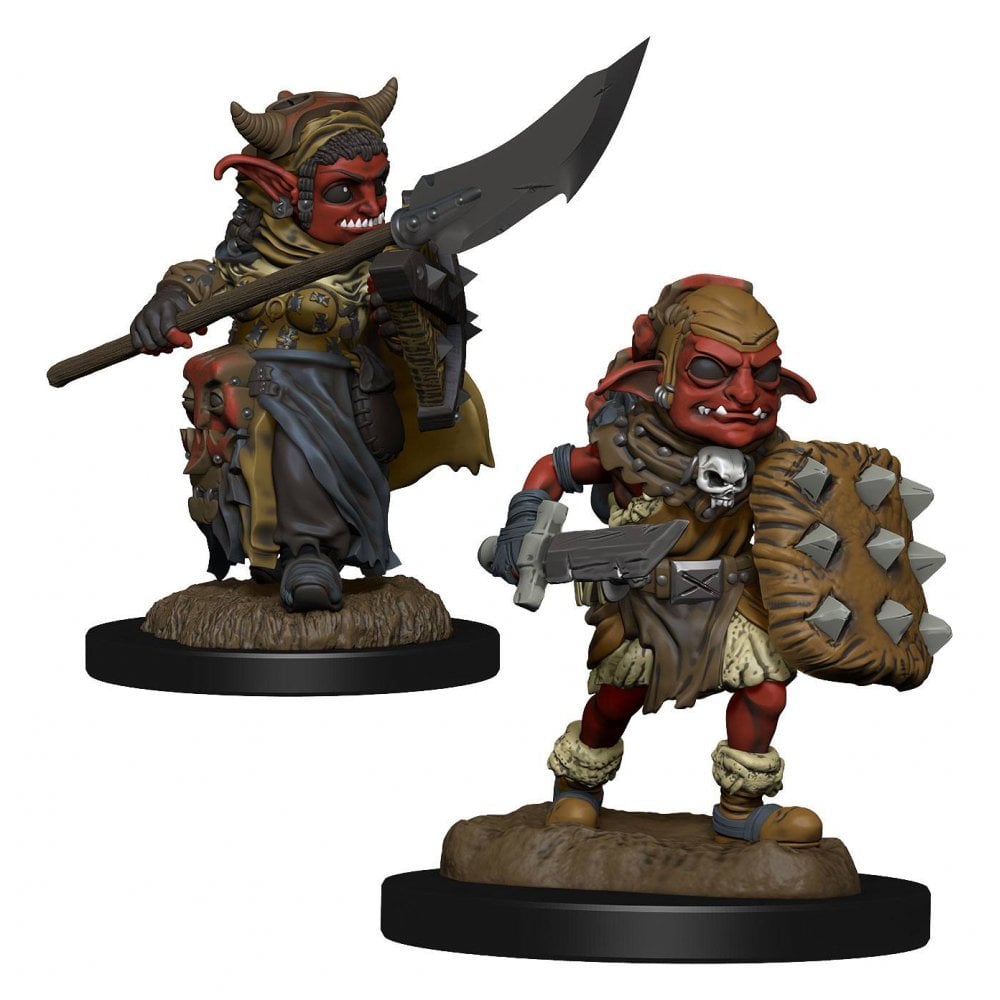 WizKids Wardlings Miniatures Goblin (Female) & Goblin (Male) - Beanie Games