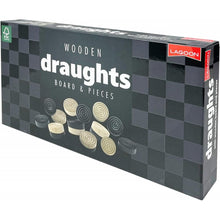 Wooden Draughts Board & Pieces - Beanie Games