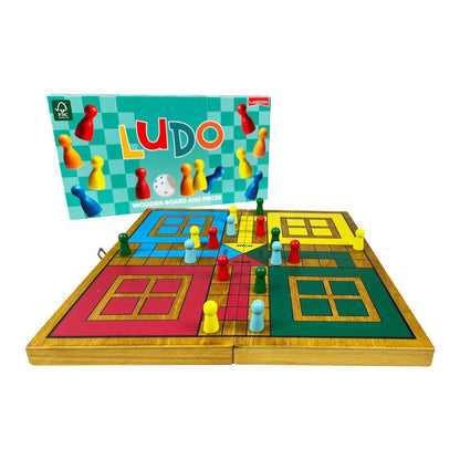 Wooden Ludo - Beanie Games