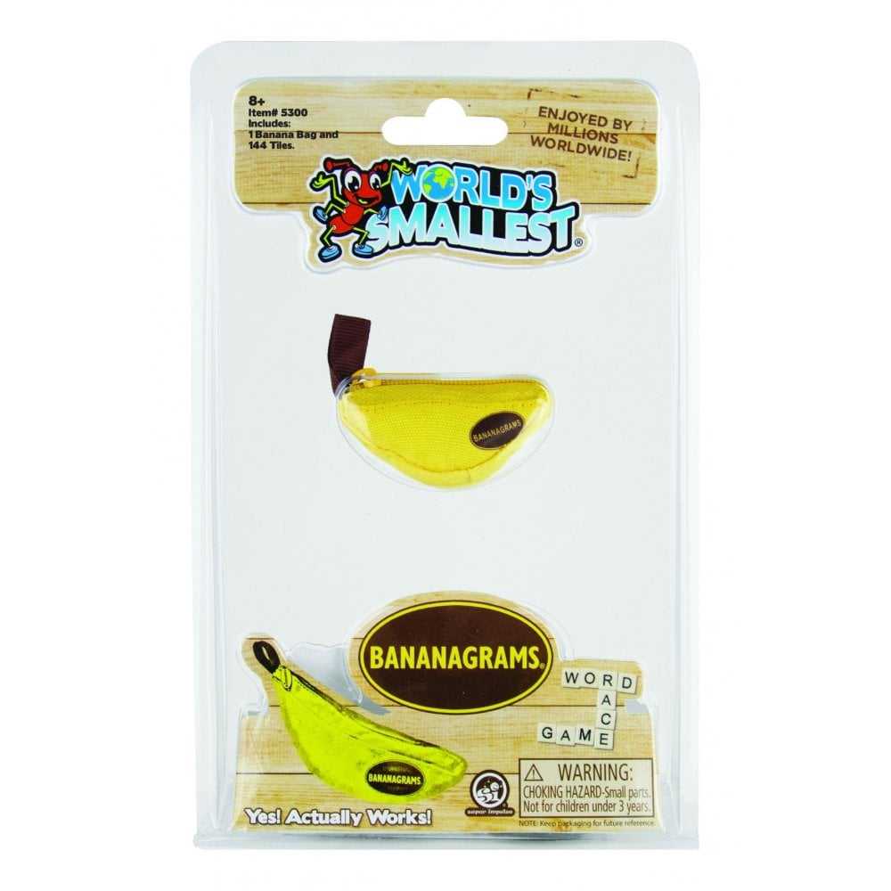World's Smallest - Bananagrams - Beanie Games