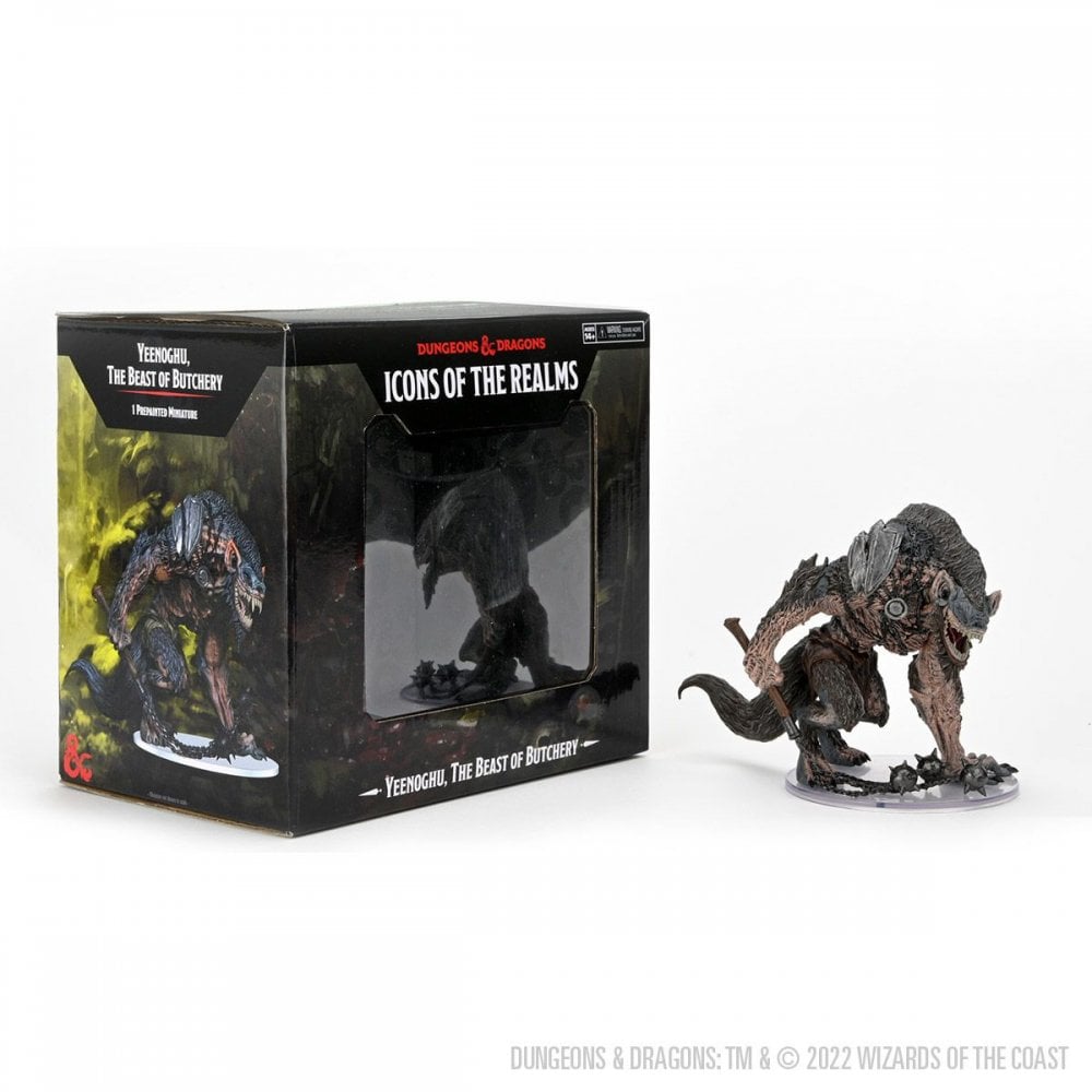 Yeenoghu, The Beast of Butchery: D&D Icons of the Realms Miniatures - Beanie Games