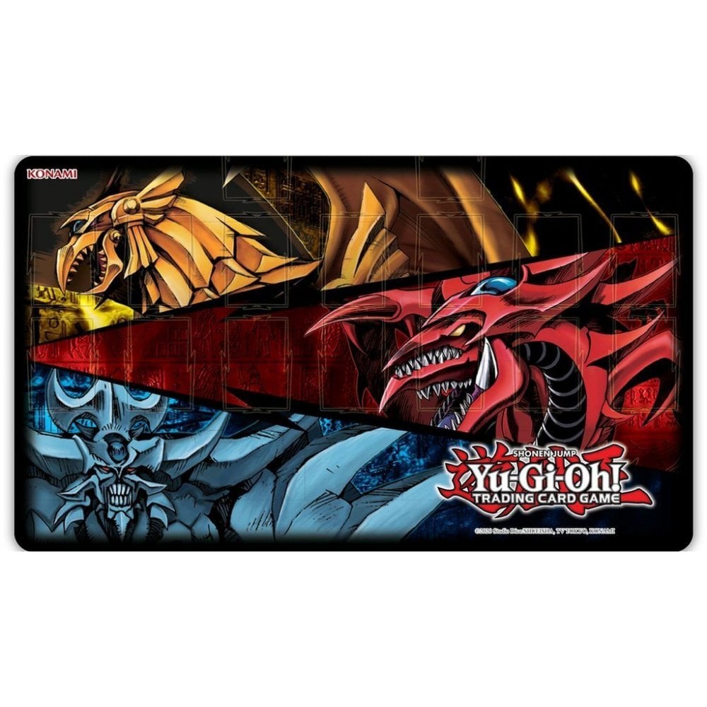 YGO Slifer, Obelisk & Ra Game Mat - Beanie Games