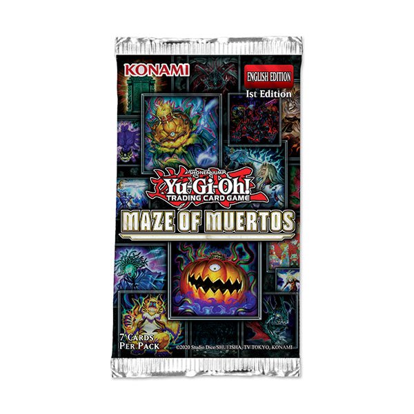 Yu - Gi - Oh! - Maze of Muertos Booster Pack - Beanie Games